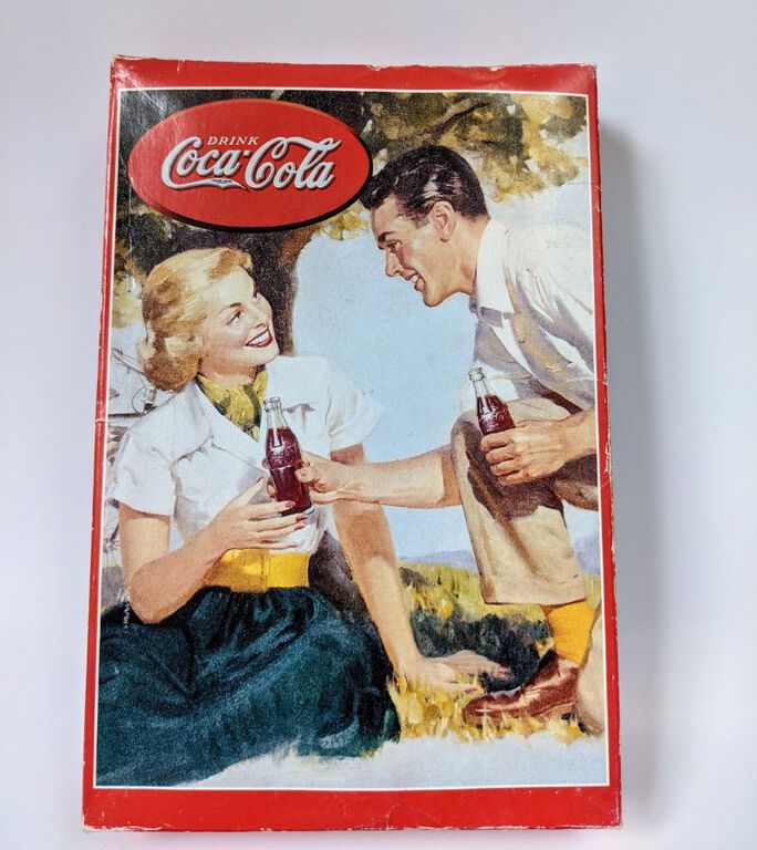 Vintage puzzle Coca-Cola z retro obrazkiem, (1) - Boże Narodzenie