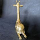 Złota żyrafa z mosiądzu ręcznie rzeźbiona, (5) - Inne