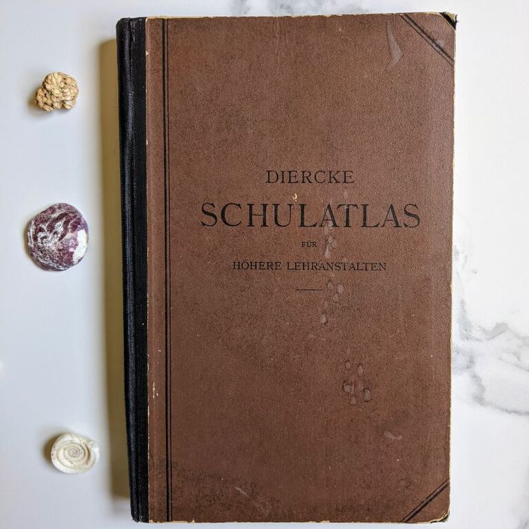 Niemiecki Atlas szkolny - Diercke Schul-Atlas, 1928 r. , (1) - Książki