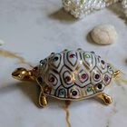 Figurka żółwia z kryształami Swarovskiego - Capodimonte - Made In Italy, (17) - Ceramika