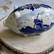 Vintage świnka skarbonka Delft, (1) - Ceramika